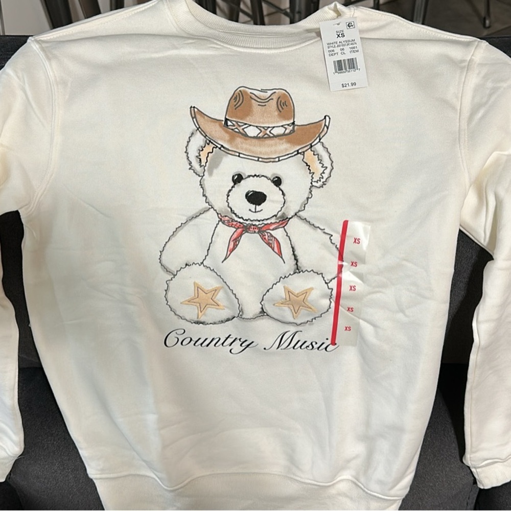 Country Music Bear Sweatshirt